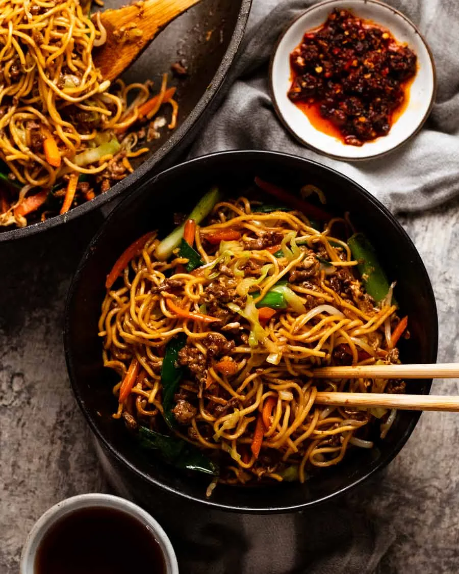Beef chow Mein